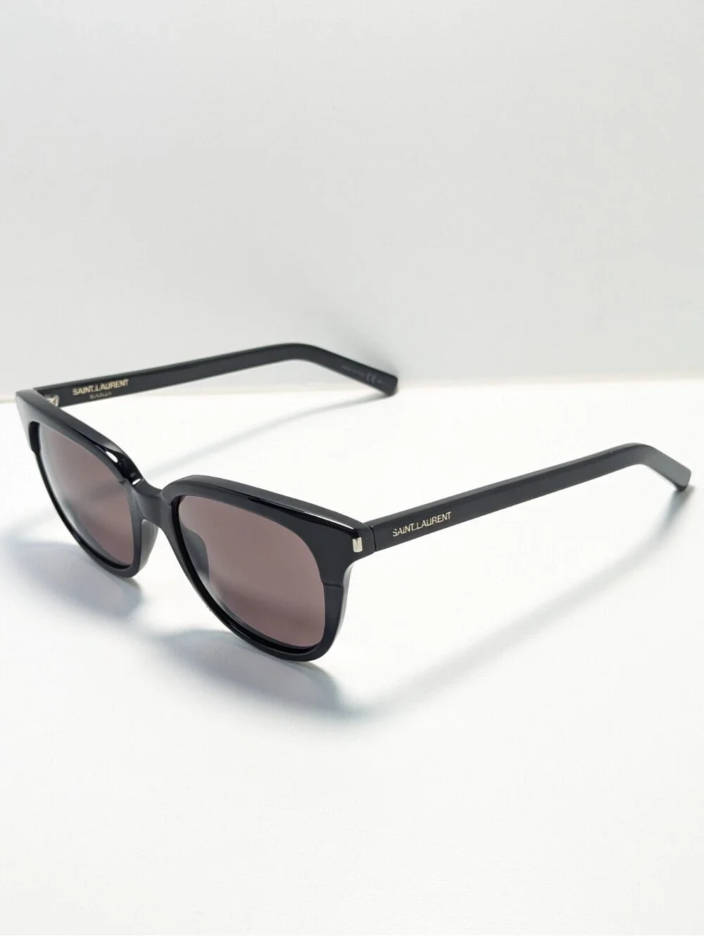 Saint Laurent SL10 Chic Brown Rose UV Black Square Women’s Fashion Sunglasses